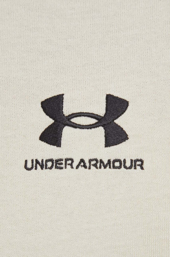 Under Armour тениска за трениране мъжка UA LOGO EMB HEAVYWEIGHT 1373997 бежов