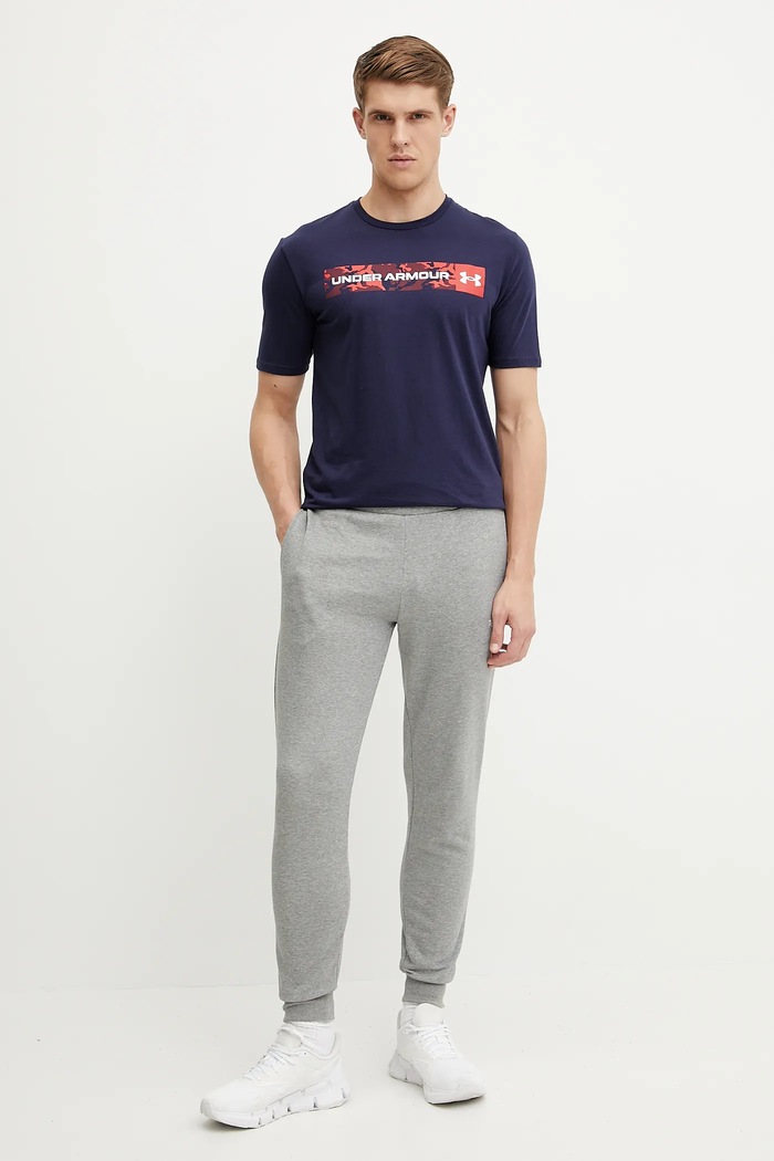 Under Armour tricou pentru bărbați cu bumbac CAMO CHEST 1376830 bleumarin SS26