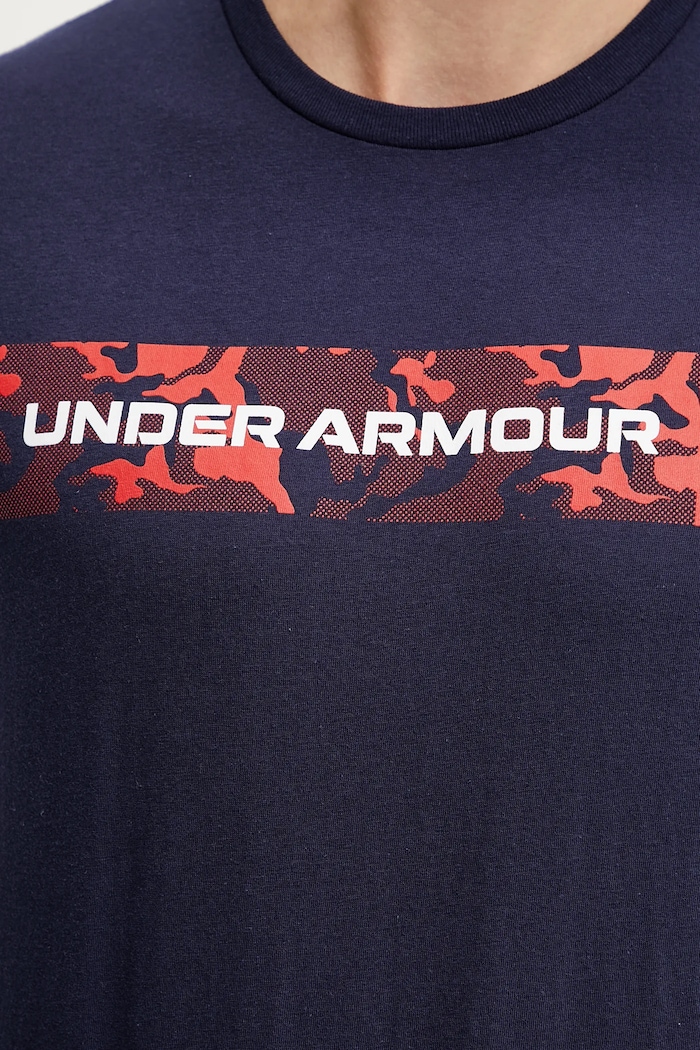 Under Armour tricou pentru bărbați cu bumbac CAMO CHEST 1376830 bleumarin