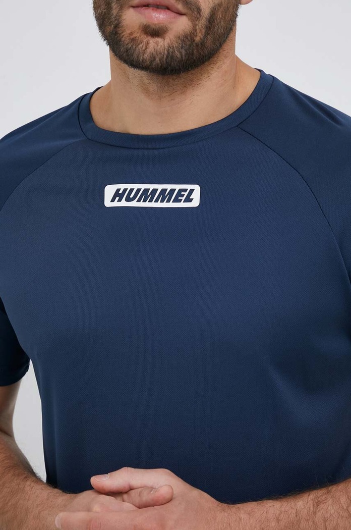 Tréninkové tričko Hummel hmlTE TOPAZ T-SHIRT 213475 námořnická modř