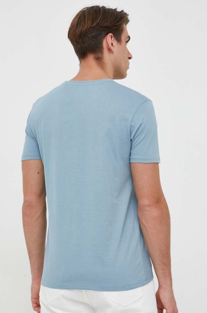 Oblečenie Bavlnené tričko Alpha Industries 100501.134 modrá