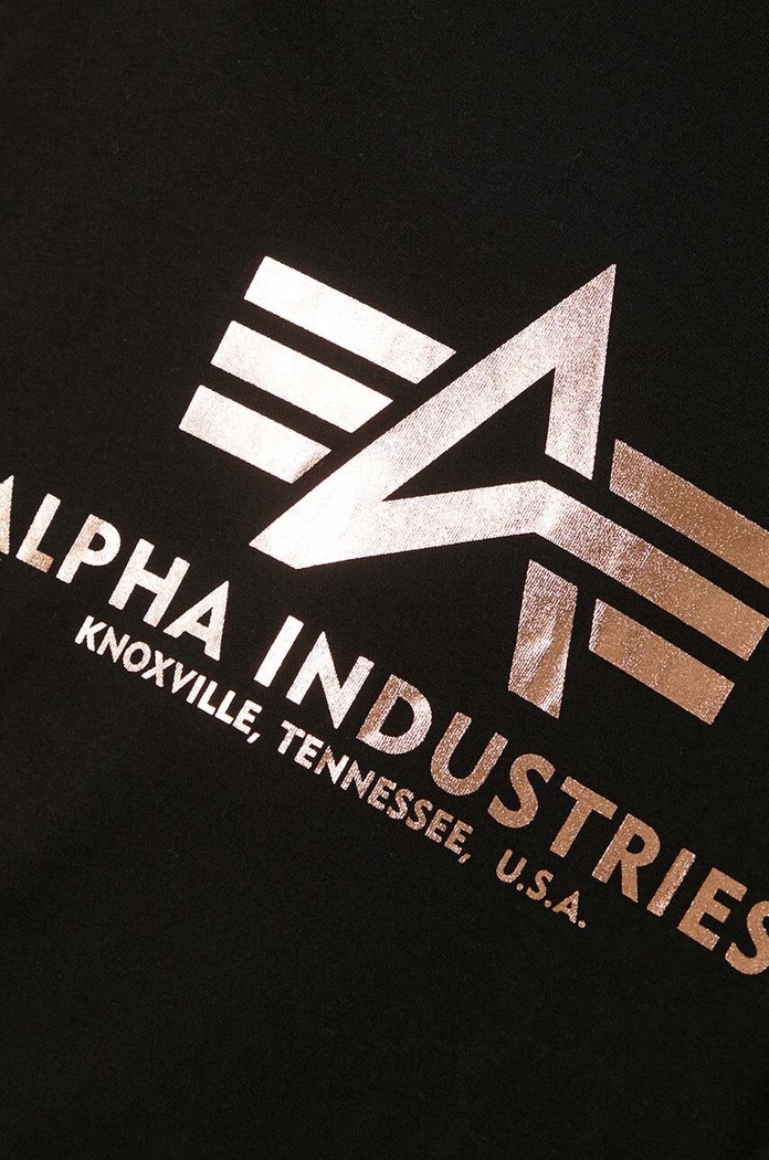 Alpha Industries cotton t-shirt Basic T-Shirt Foil Print 100501FP.365