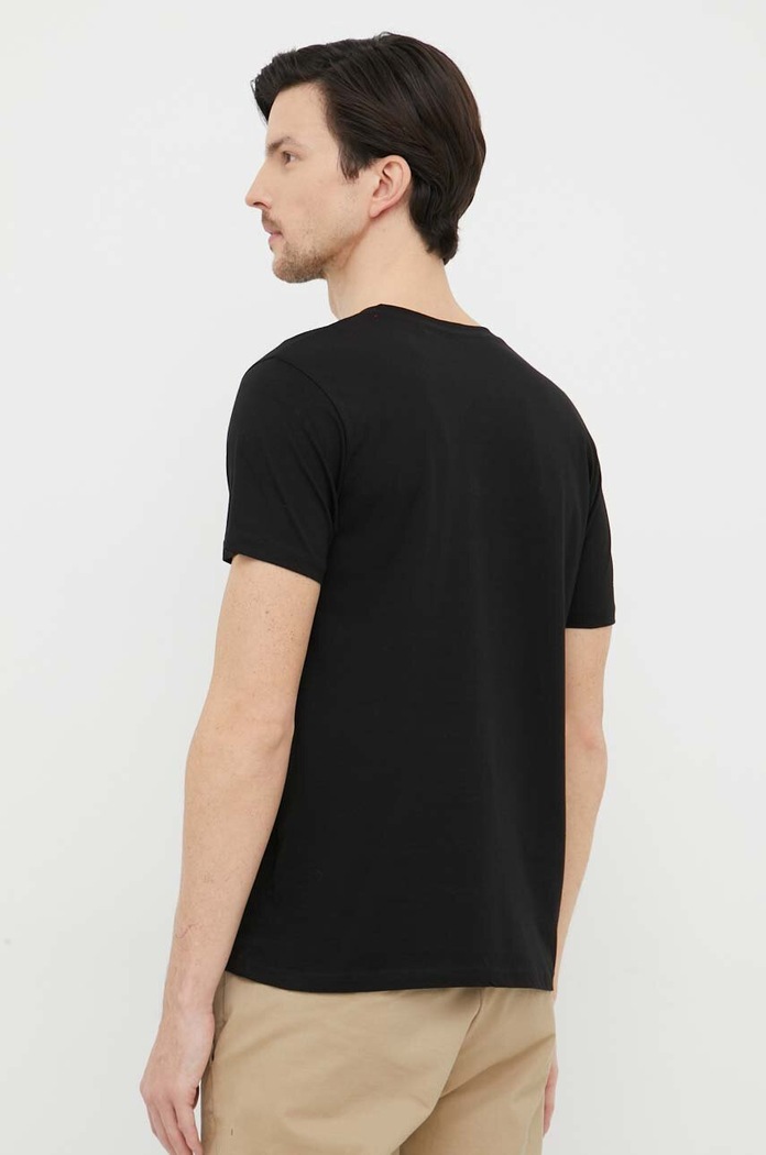 Oblečení Bavlněné tričko Alpha Industries 178501RR.03 černá