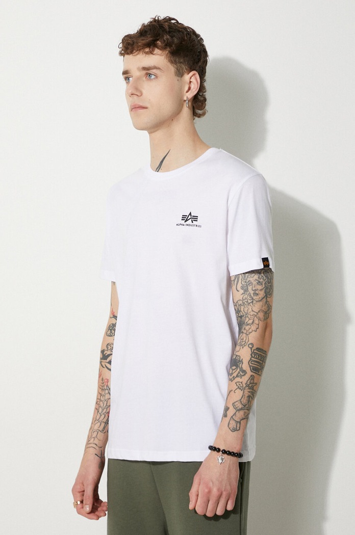 Одяг Бавовняна футболка Alpha Industries 188505.09 білий