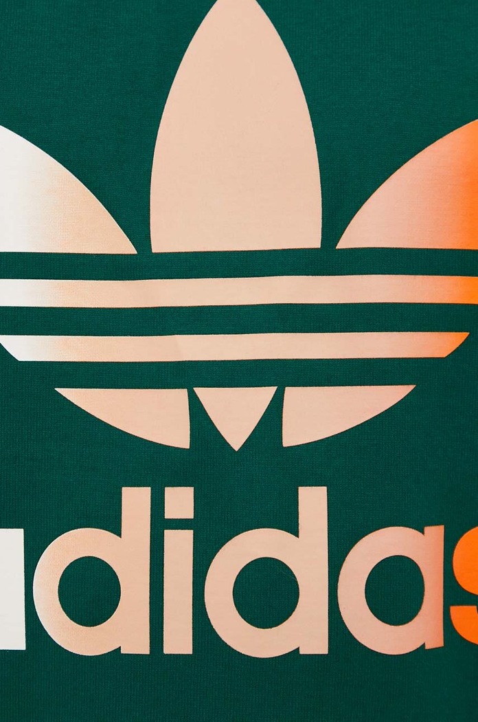 Bavlnené tričko adidas Originals zelená IP6969