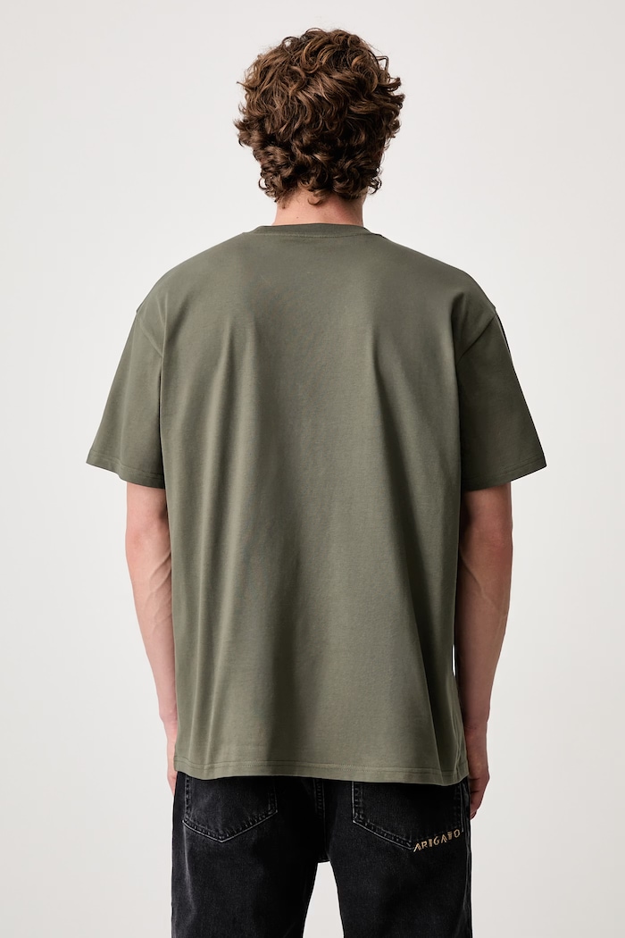 Одежда Carhartt WIP футболка из хлопка для мужчин I026391 зелёный