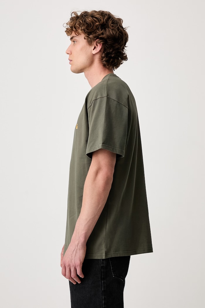 Carhartt WIP футболка из хлопка для мужчин зелёный I026391