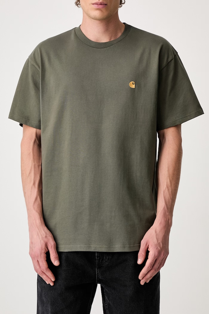 Carhartt WIP футболка из хлопка для мужчин I026391 зелёный