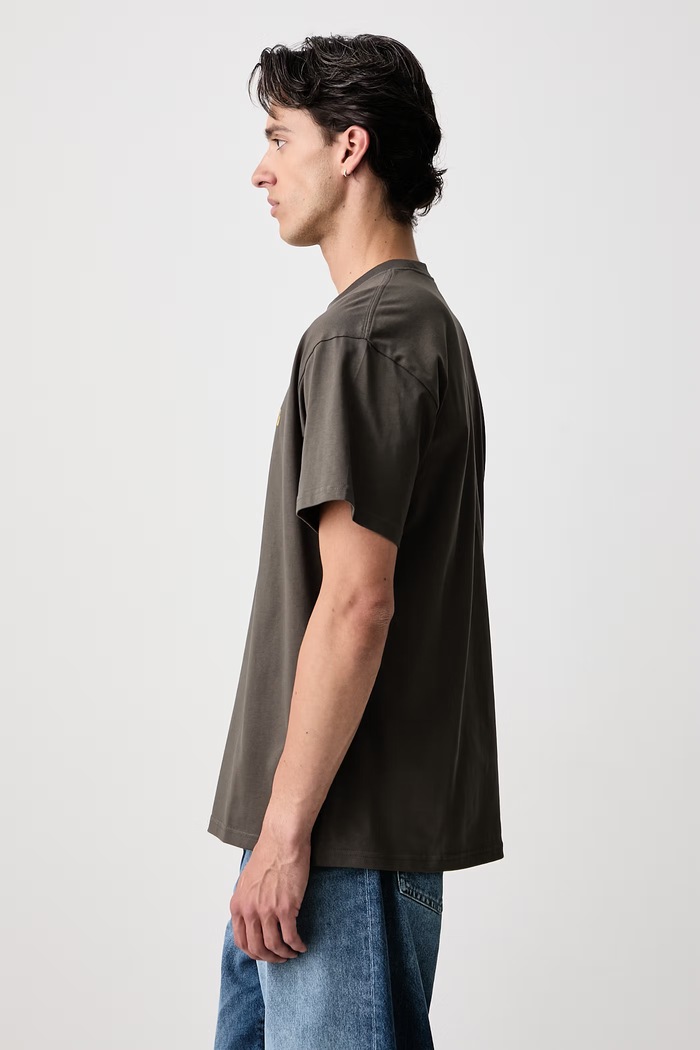 T-shirt bawełniany męski Carhartt WIP I026391 zielony