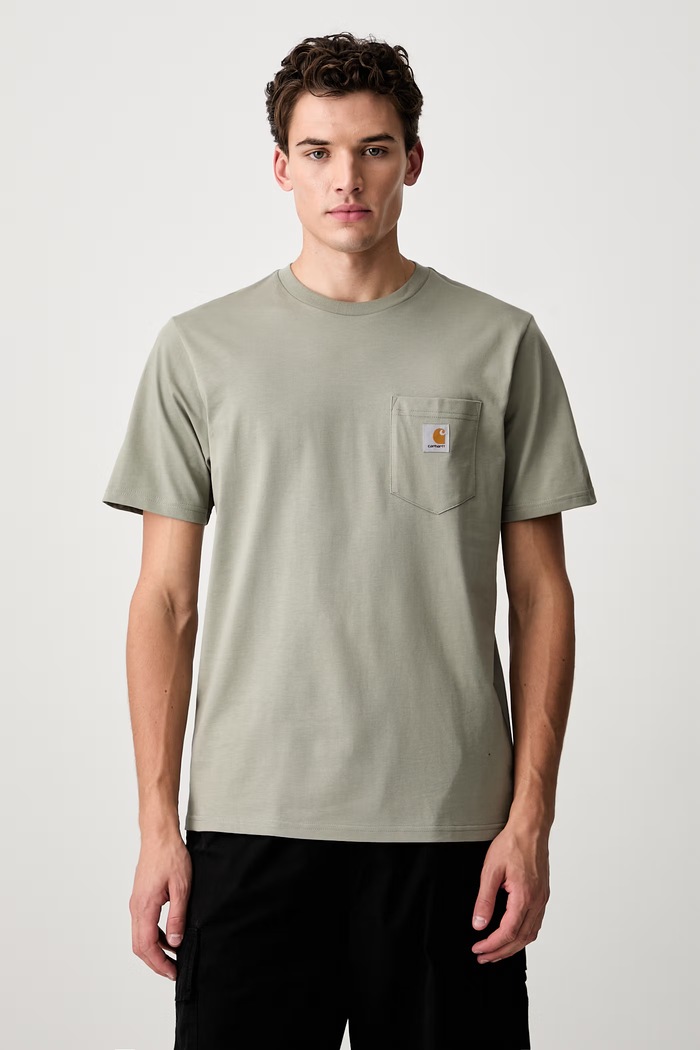 Carhartt WIP Футболка из хлопка для мужчин зелёный I030434