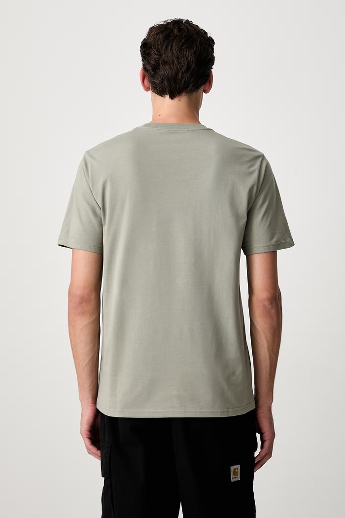 Одежда Carhartt WIP Футболка из хлопка для мужчин I030434 зелёный