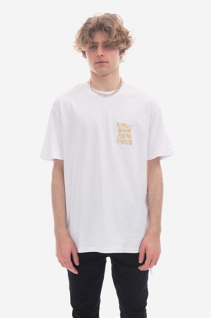 KSUBI cotton t-shirt regular white MRHC22TE03