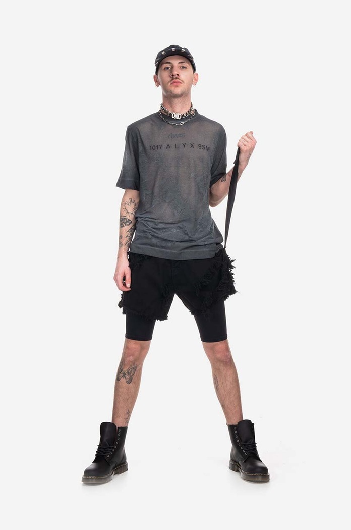 1017 ALYX 9SM cotton T-shirt Translucent Graphic AAUTS0392FA02 black SS23
