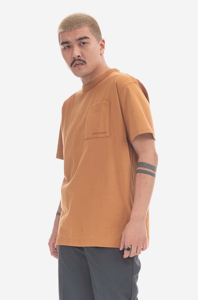 New Balance t-shirt bawełniany MT23567TOB