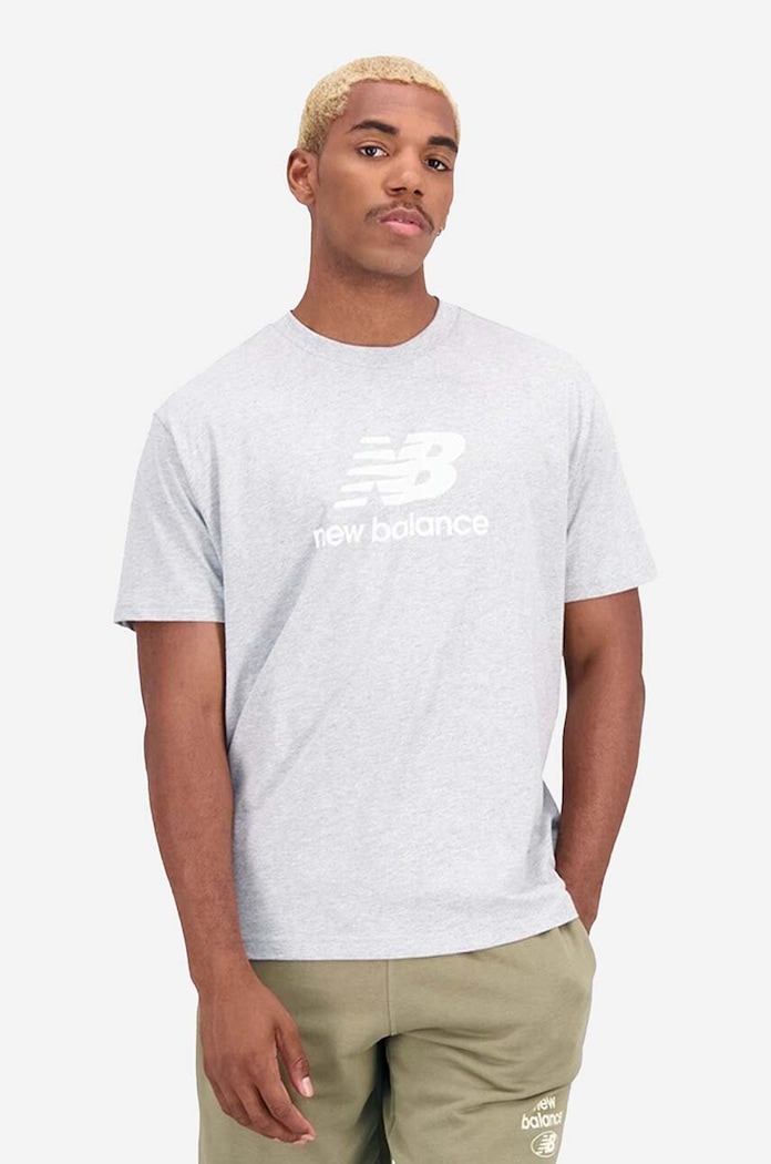 Tričko New Balance sivá MT31541AG