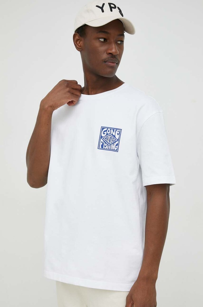 Samsoe Samsoe t-shirt bawełniany biały U23100003