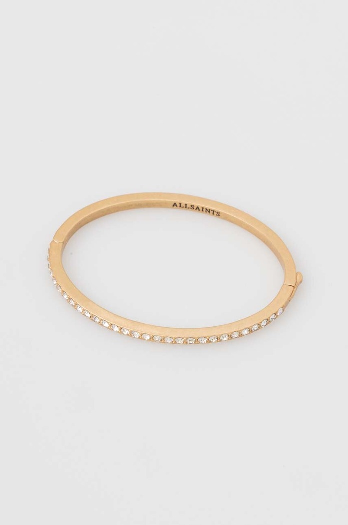 Βραχιόλι AllSaints ζιρκόνια χρυσαφί 458886BRS123