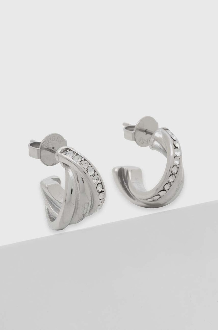 Guess Kolczyki srebrny JUBE04.066JW