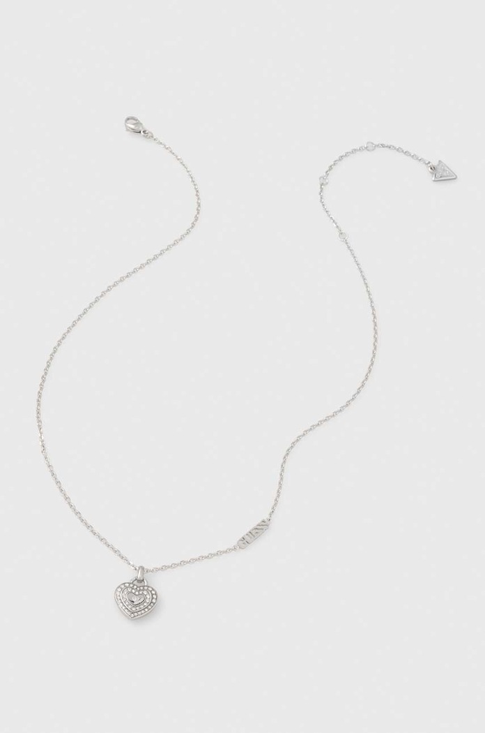 Колие Guess JUBN04.030JW сребърен AA00