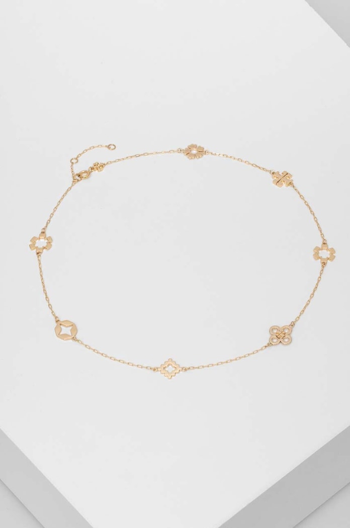 Tory Burch naszyjnik Kira Clover złoty 153710.720