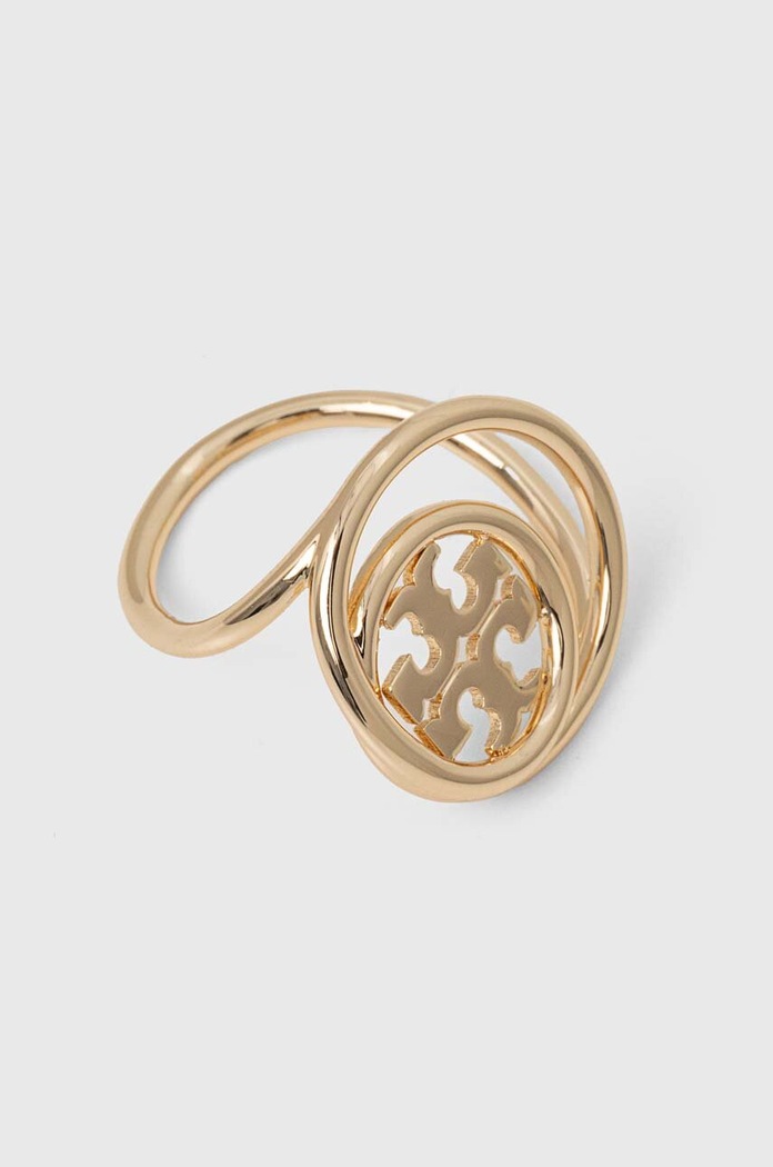 Tory Burch pierścionek Miller Double Ring złoty 157232.720