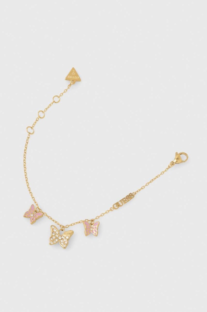 Guess karperec cirkónia rózsaszín JUBB04.102JW