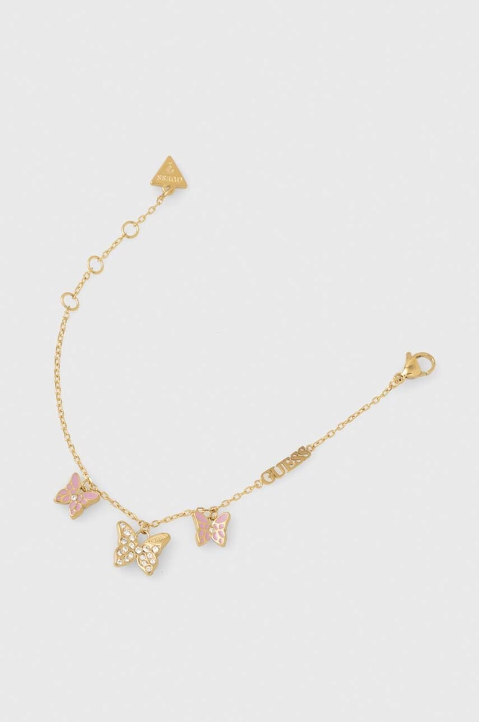 Guess karperec cirkónia rózsaszín JUBB04.102JW