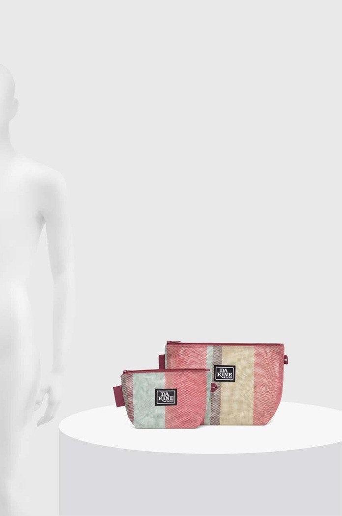 Kozmetička torbica Dakine MESH POUCH SET 2-pack roza 10004085