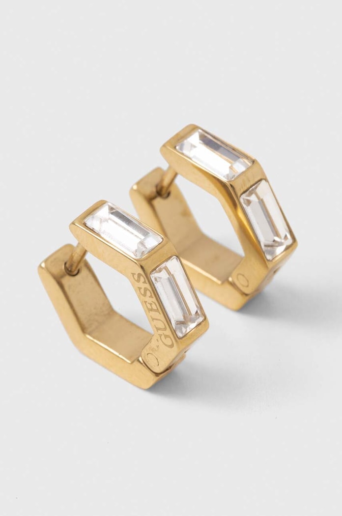 Náušnice Guess Darčekový box zlatá JUBE03.133JW