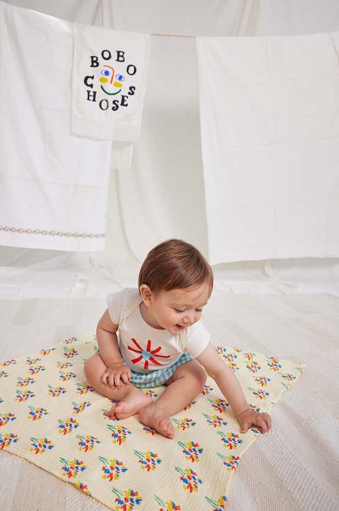Bobo Choses patura pentru copii Produs pentru bebe galben 124AH015