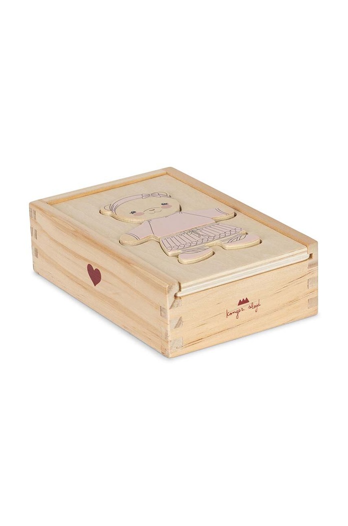 Băieți Konges Sløjd Puzzle pentru copii KS100593 bej