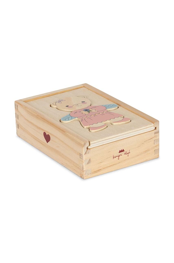 Konges Sløjd Puzzle pentru copii bej KS100593