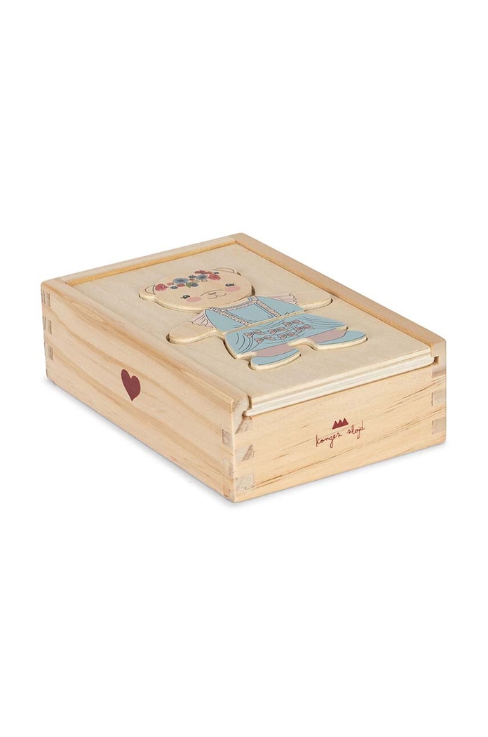 Puzzle pentru copii Konges Sløjd bej KS100593