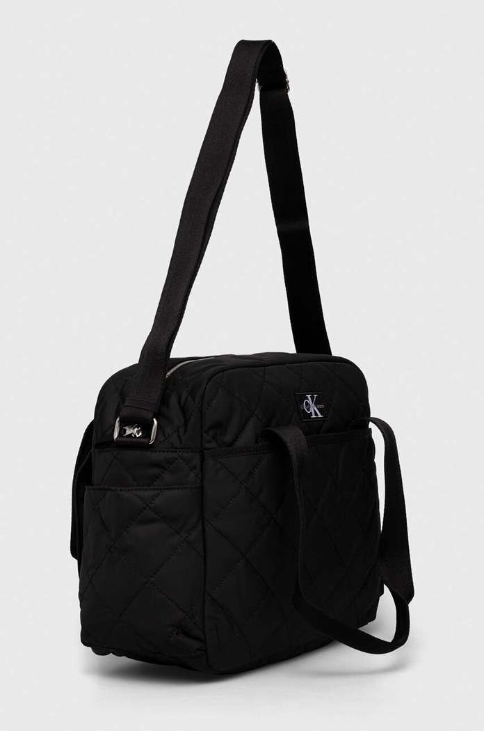 Torba za kolica s funkcijom podloške za presvlačenje Calvin Klein Jeans IU0IU00567.PPYH crna SS26