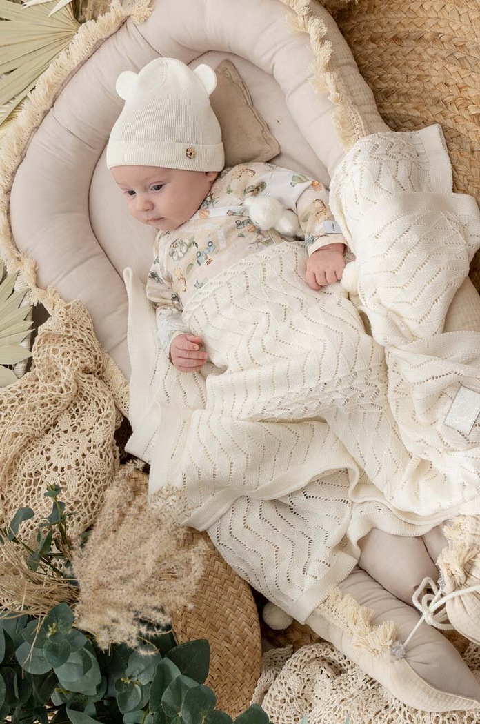 Jamiks cocon pentru bebe AINA Produs pentru bebe bej AINA.org.Kokon.JWG176.K