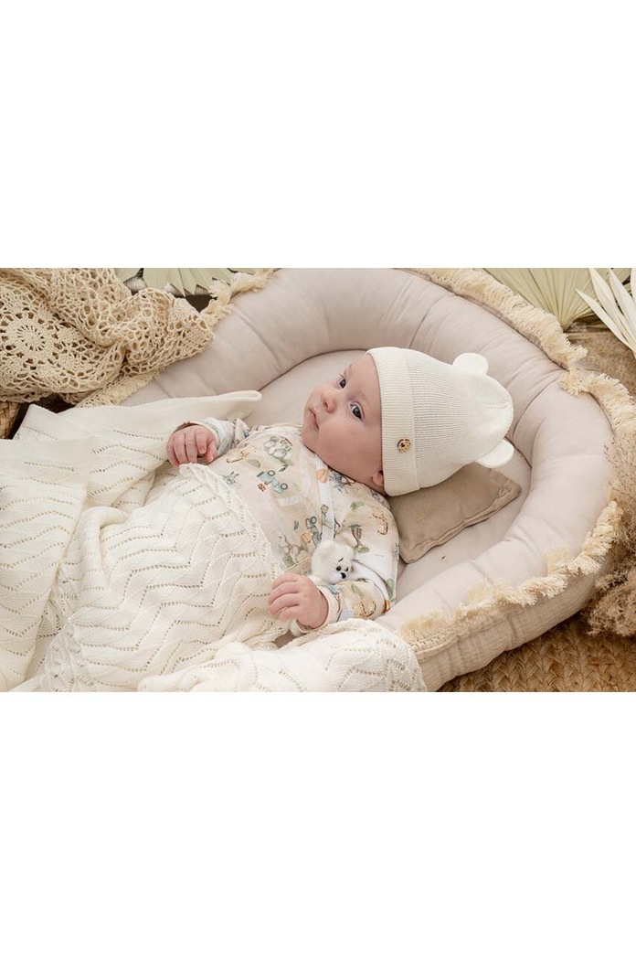 Jamiks cocon pentru bebe AINA bej AINA.org.Kokon.JWG176.K