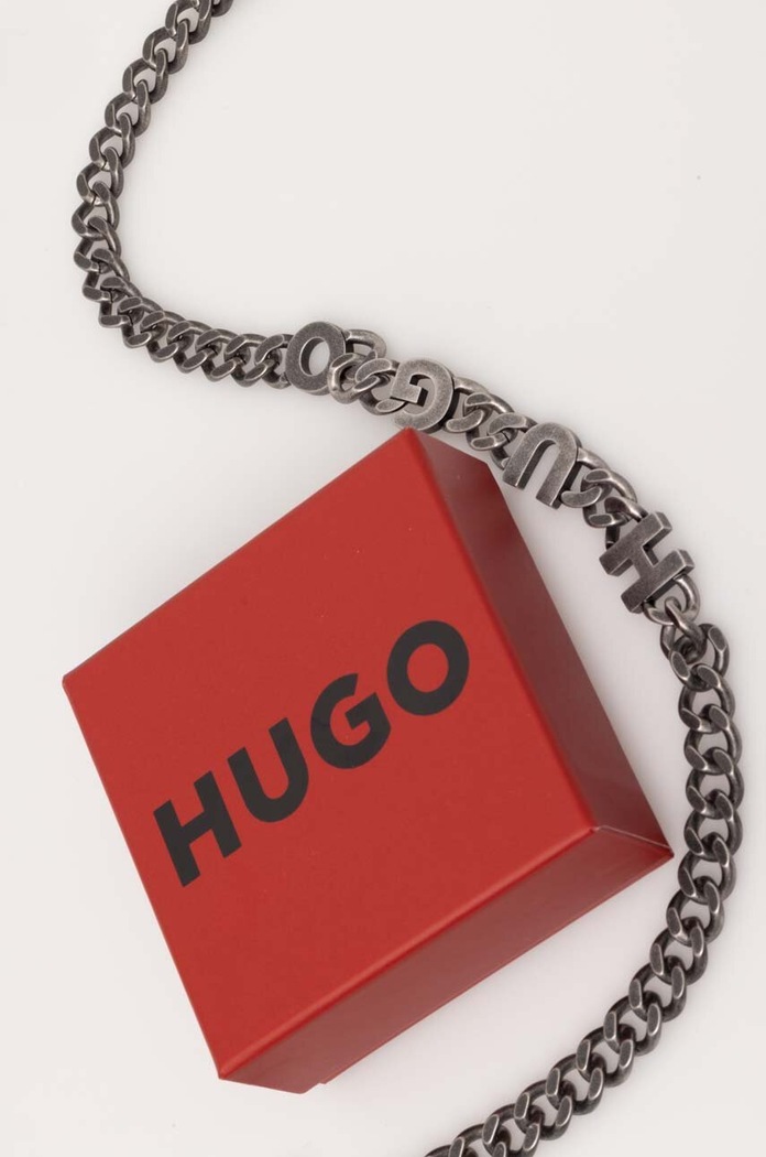 Doplňky Náhrdelník HUGO 50511018 stříbrná