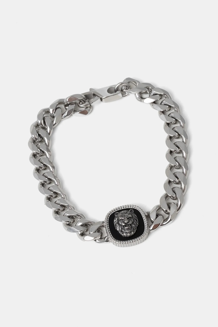 Náramek Guess přírodní kámen stříbrná JUMB04.001JW