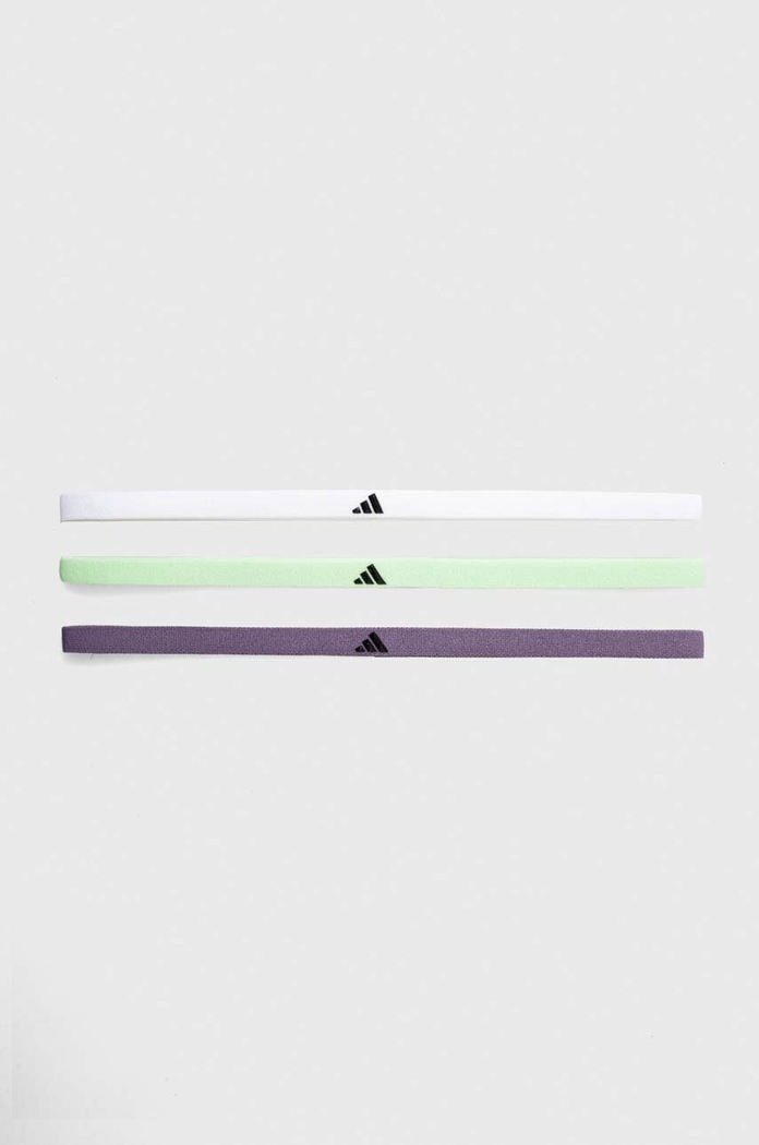 adidas Performance opaski na głowę 3-pack IR7870 zielony SS24