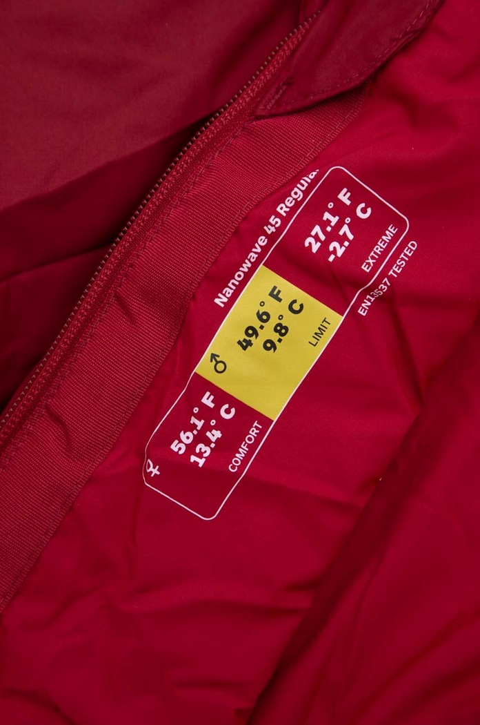 Spací pytel Marmot NanoWave 45 červená 38820