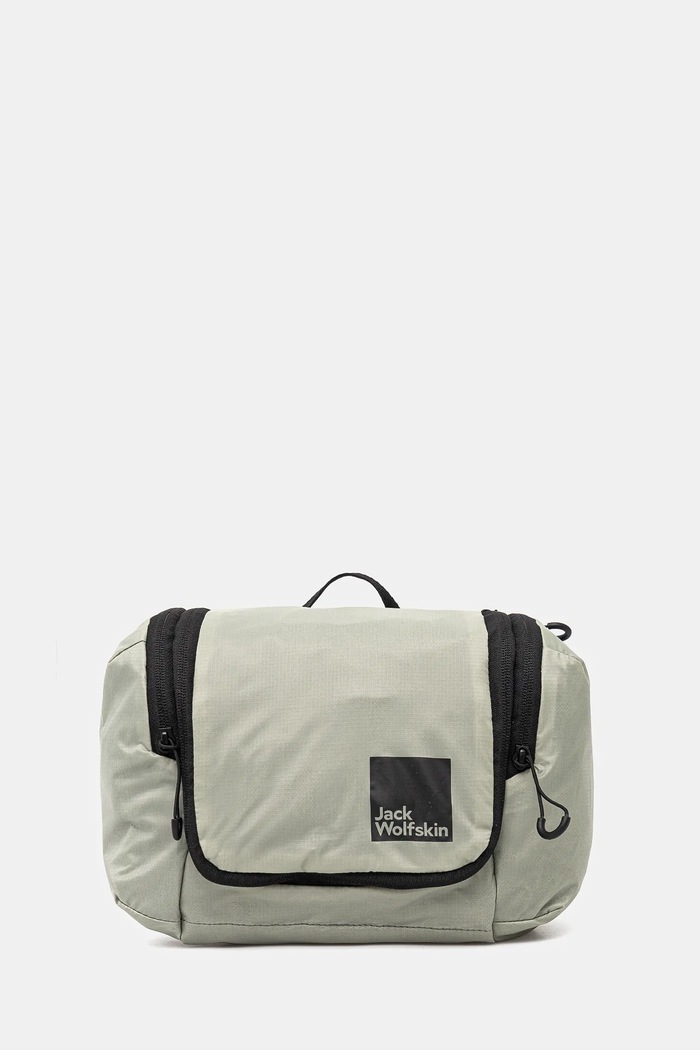 Jack Wolfskin Cestovní kosmetická taštička Wandermood Planet friendly zelená 8007861