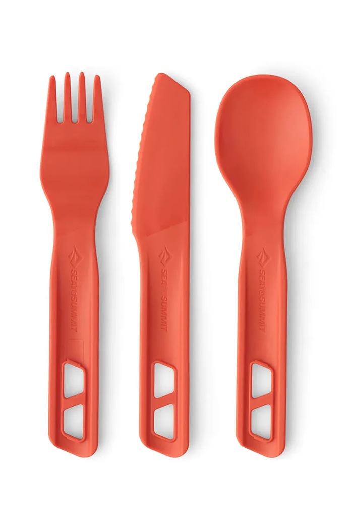Sea To Summit set de tacâmuri de călătorie Passage Cutlery Set 3 rosu ACK035021.3
