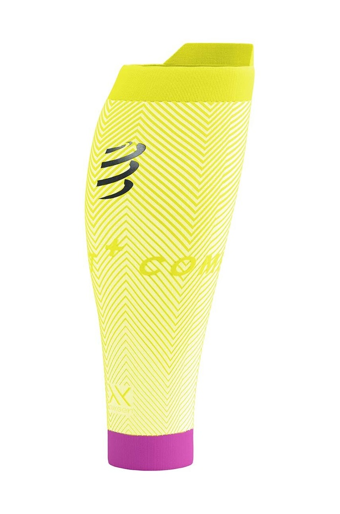 Компресионни гети за прасеца Compressport R2 Oxygen жълт SU00048B