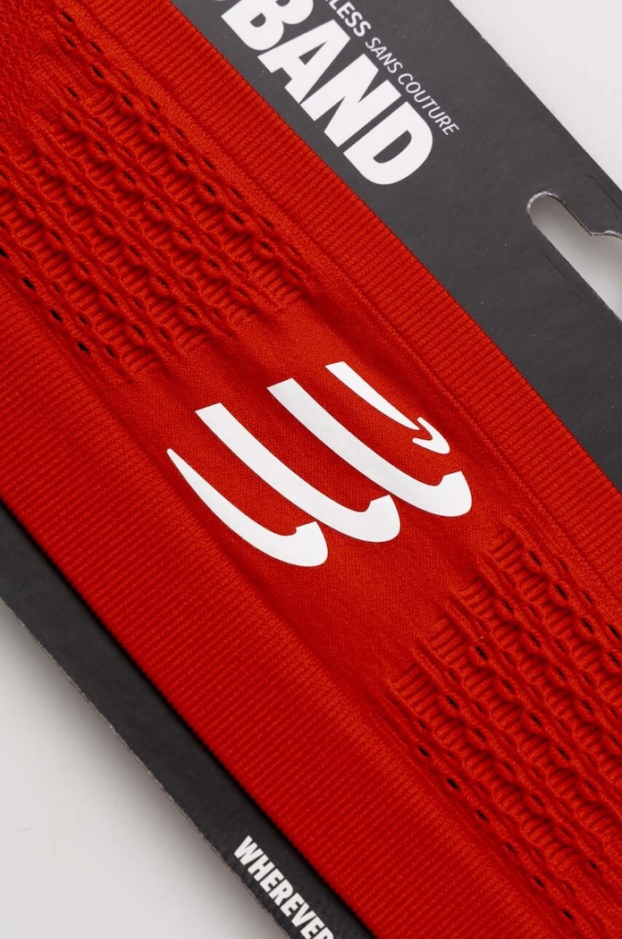 Čelenka Compressport Headband On/Off XBNU3903 červená SS24