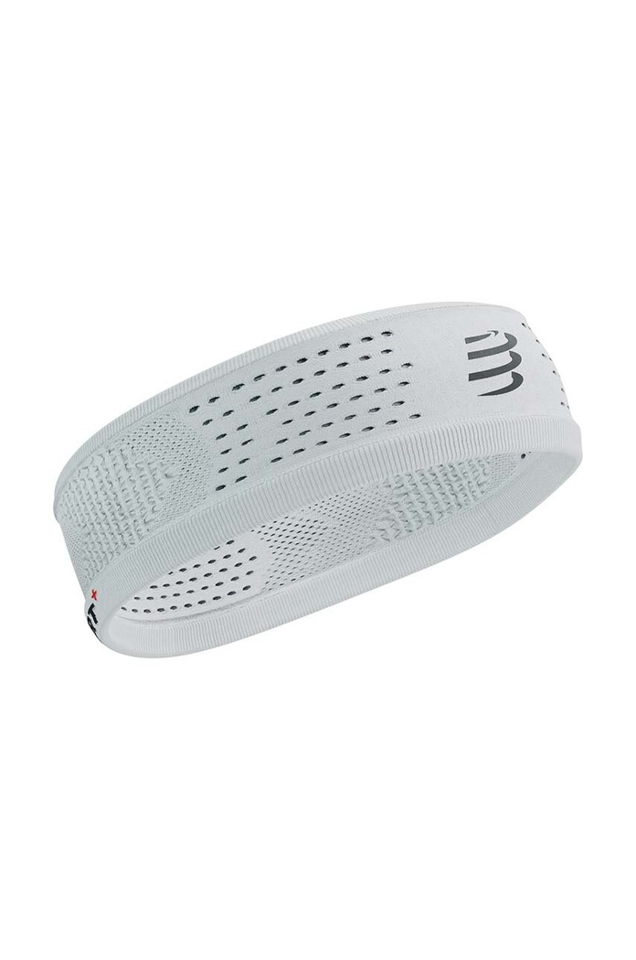 Naglavni trak Compressport Thin Headband On/Off Trening bela XBNU3910
