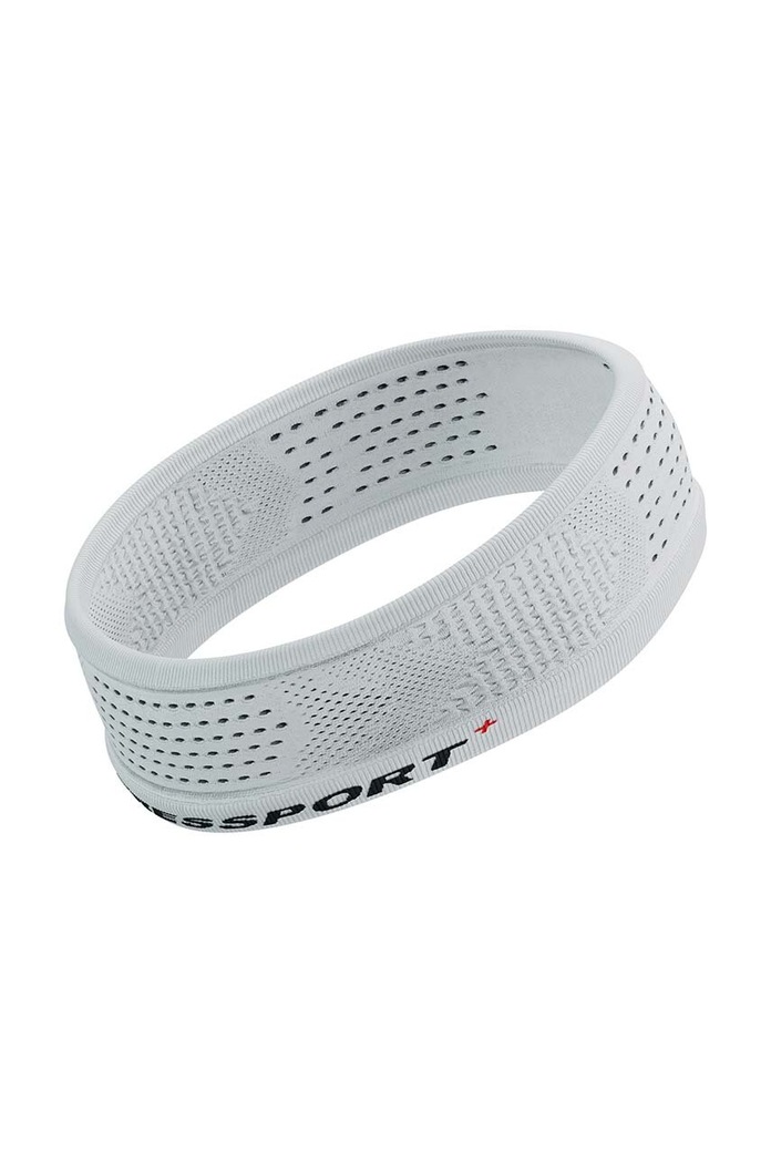 Dodatki Naglavni trak Compressport Thin Headband On/Off XBNU3910 bela