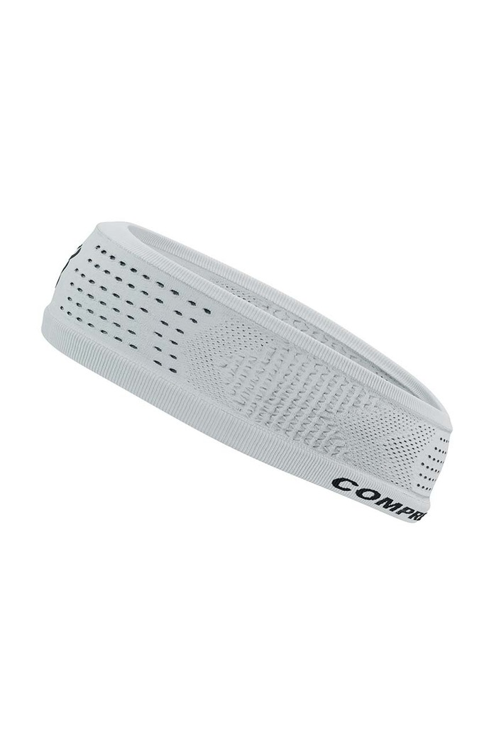 Naglavni trak Compressport Thin Headband On/Off XBNU3910 bela