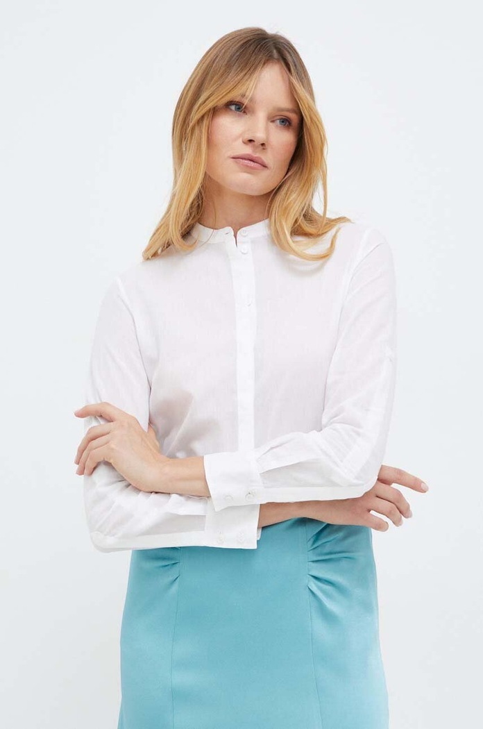 BOSS Orange koszula regular biały 50513783