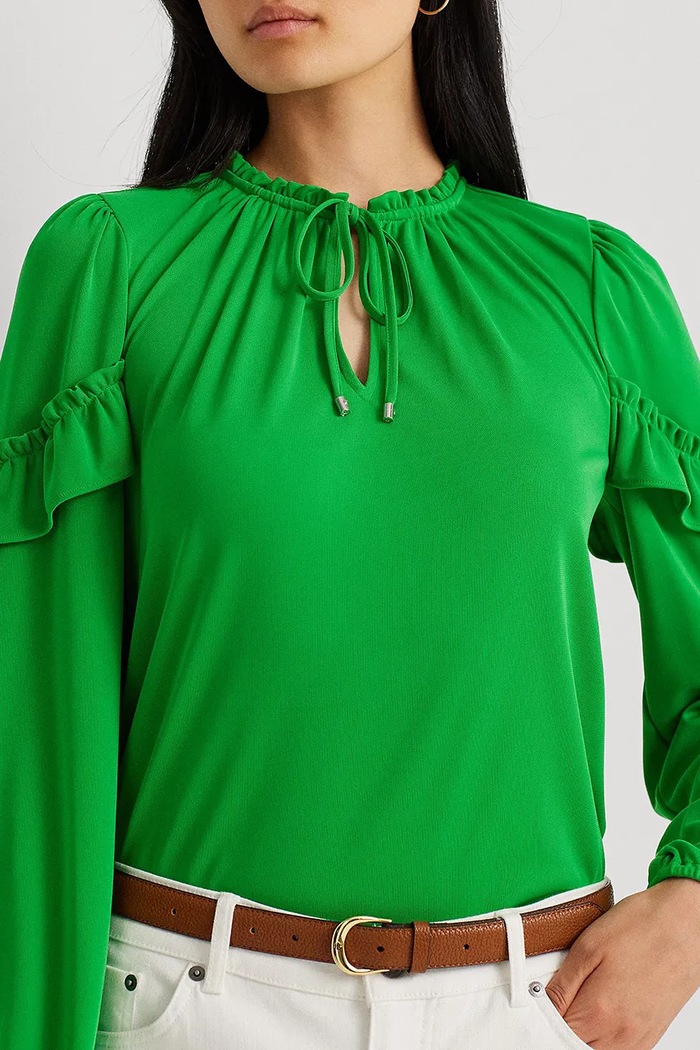 Lauren Ralph Lauren bluzka zielony 200925743