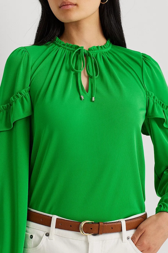 Lauren Ralph Lauren bluzka zielony 200925743